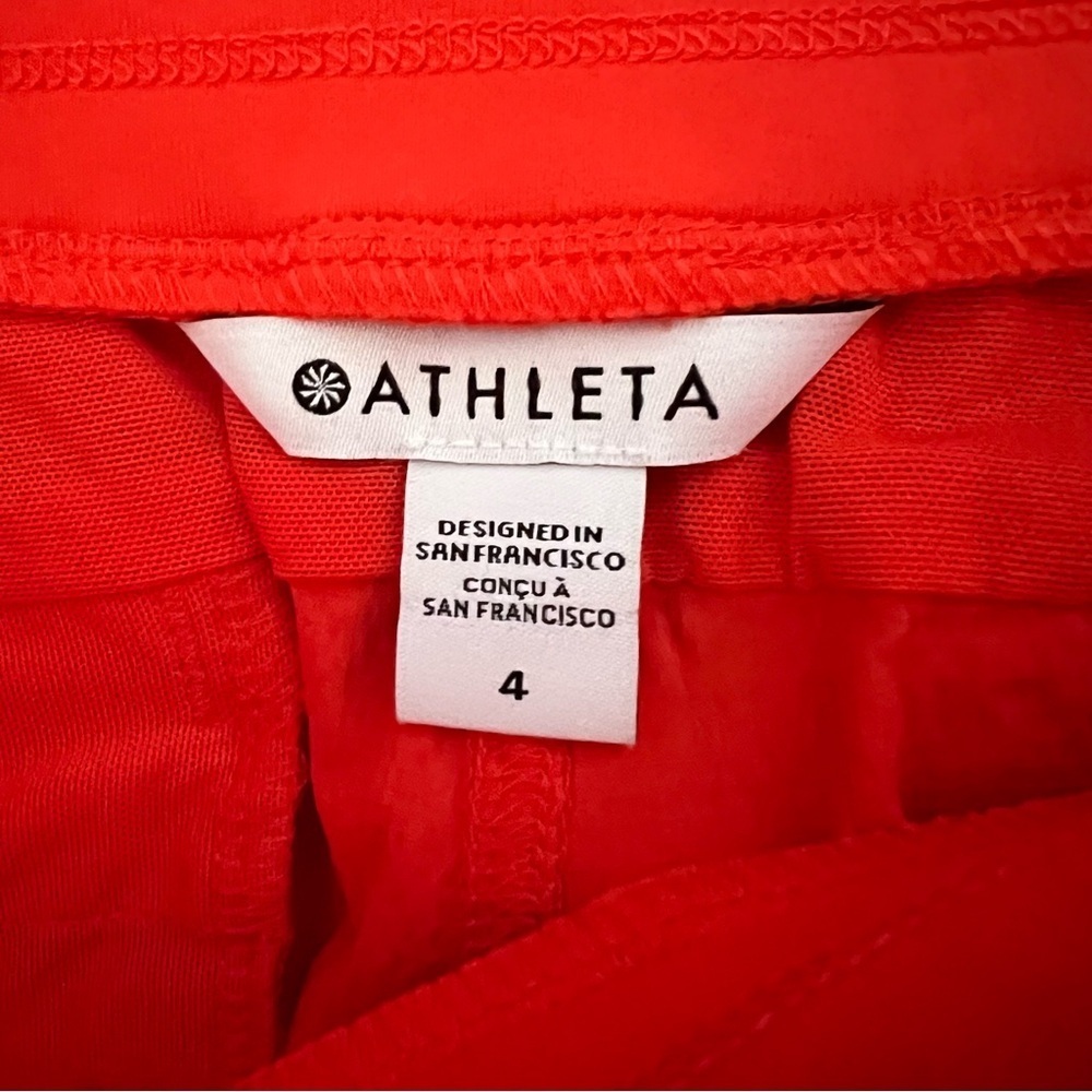 Athleta Trekkie North Jogger Pant Orange 4 Spring 22' Athleisure Outdoor Vibrant - Picture 5 of 13
